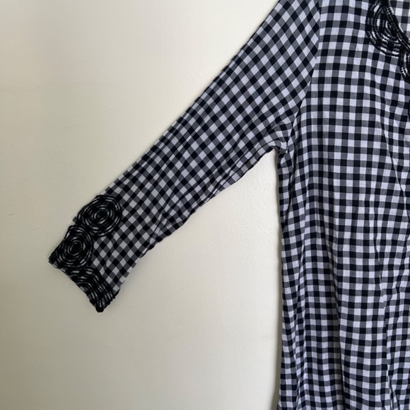 Vineyard Vines Embellished Gingham Cover-Up Style 2C0151 Size L - Picture 3 of 15